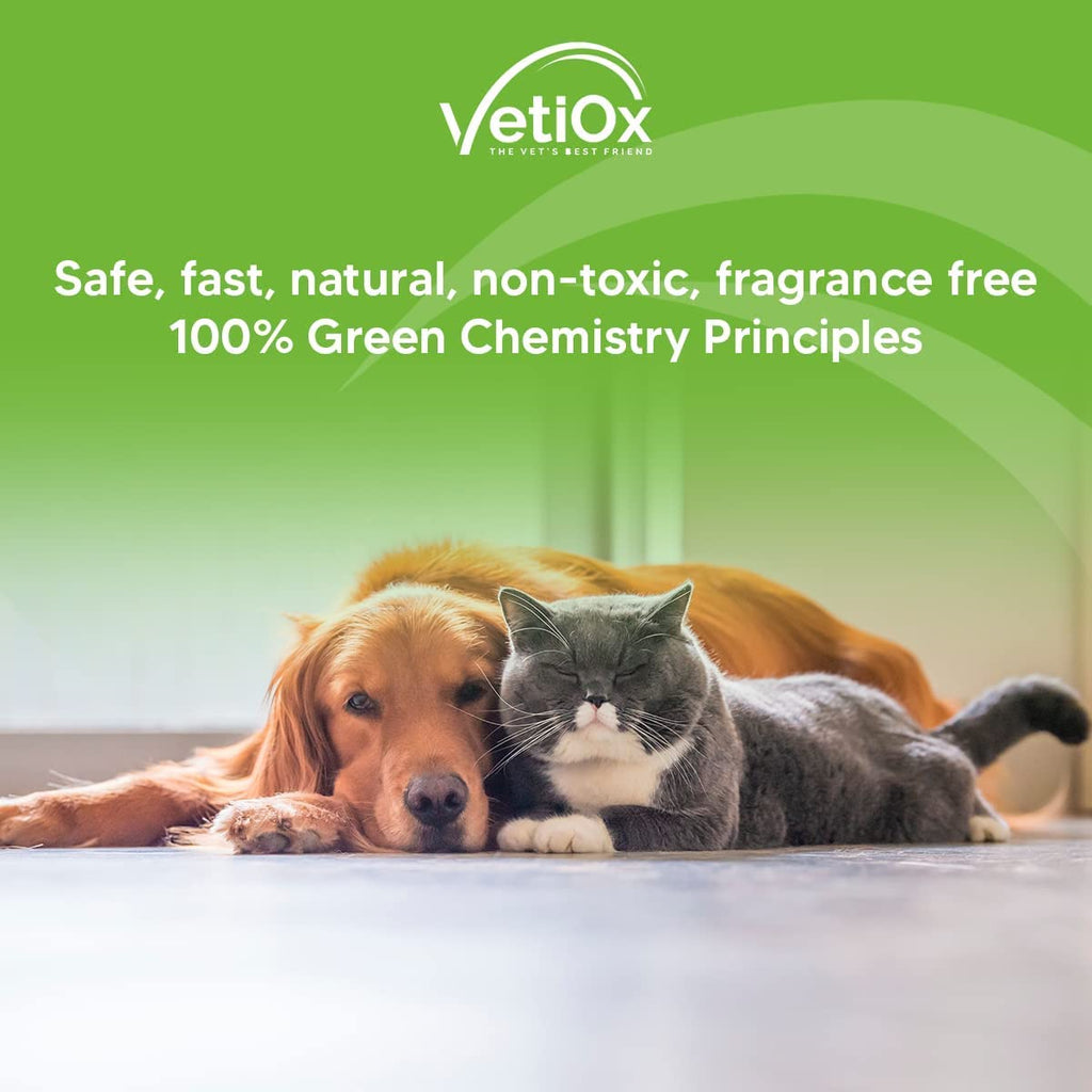 VetiOx Pet Odor Eliminator, Veterinarian Strength Dog and Cat Odor Eliminator, 16 oz Trigger Spray Bottle
